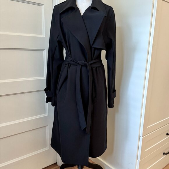 Athleta the Stellar Trench in Black - Size Medium - Picture 2 of 9